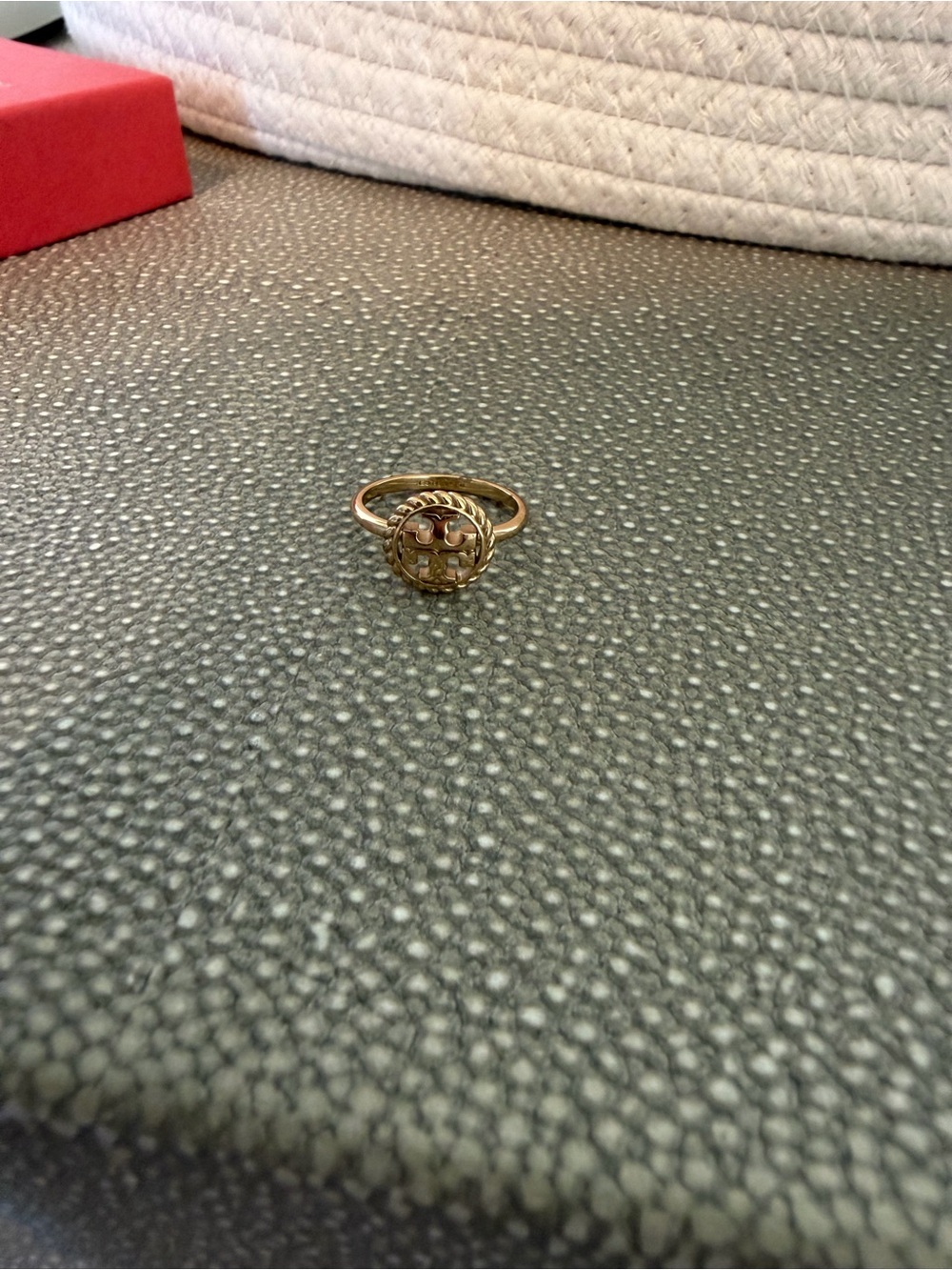 Gold Tone Tory Burch Ring